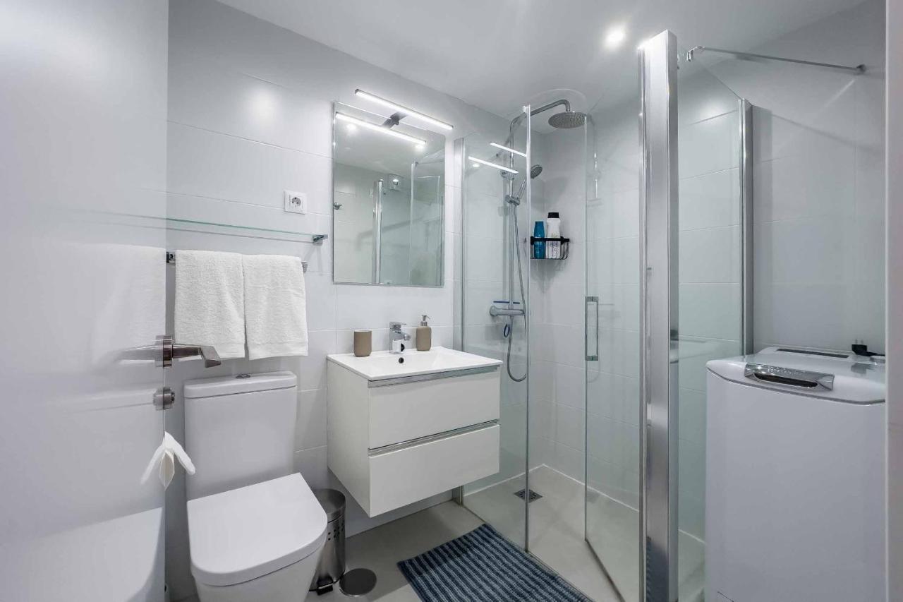 Apartamento Acogedor, Terraza, Piscina Y Mar 贝纳尔马德纳 外观 照片