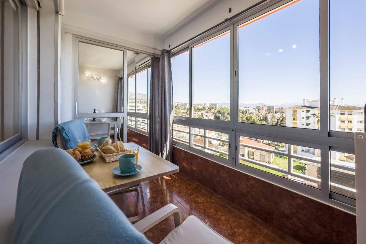 Apartamento Acogedor, Terraza, Piscina Y Mar 贝纳尔马德纳 外观 照片