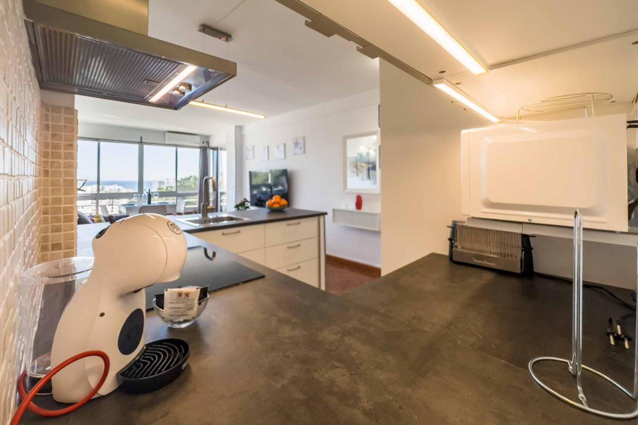 Apartamento Acogedor, Terraza, Piscina Y Mar 贝纳尔马德纳 外观 照片