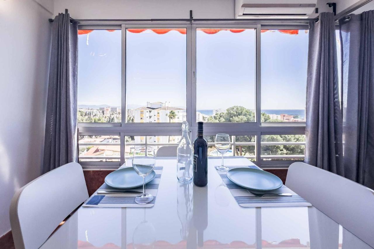 Apartamento Acogedor, Terraza, Piscina Y Mar 贝纳尔马德纳 外观 照片