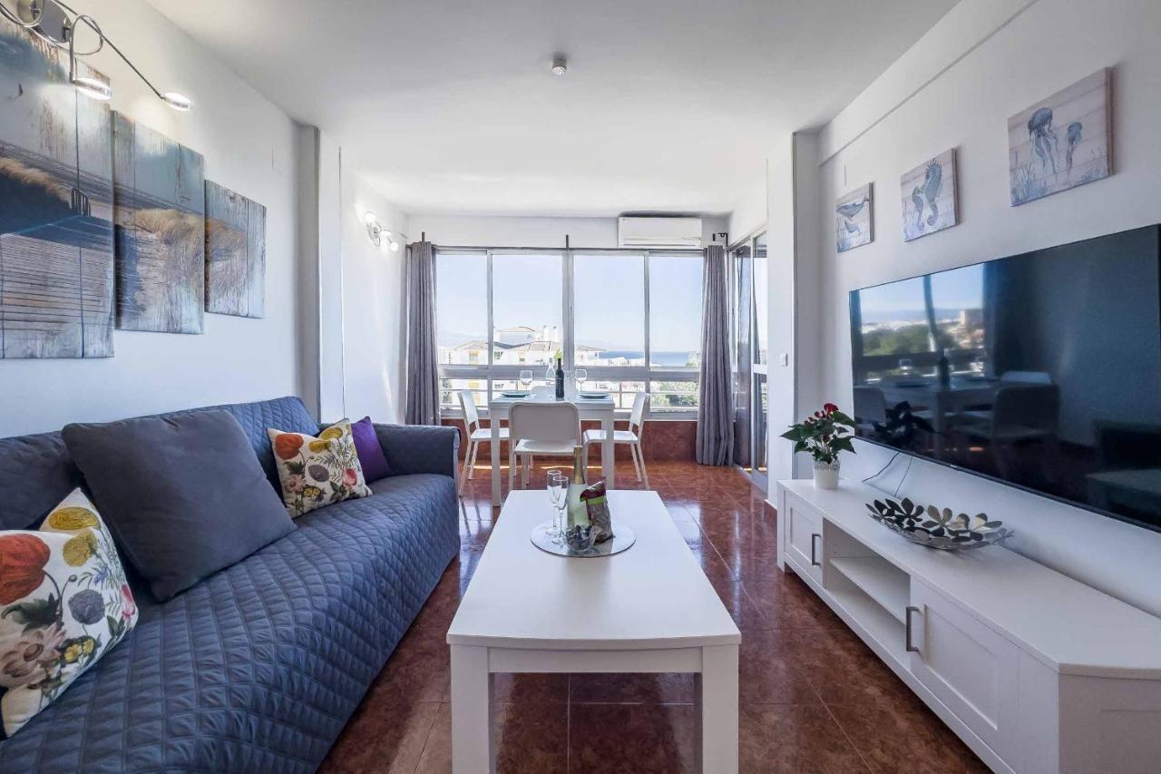 Apartamento Acogedor, Terraza, Piscina Y Mar 贝纳尔马德纳 外观 照片