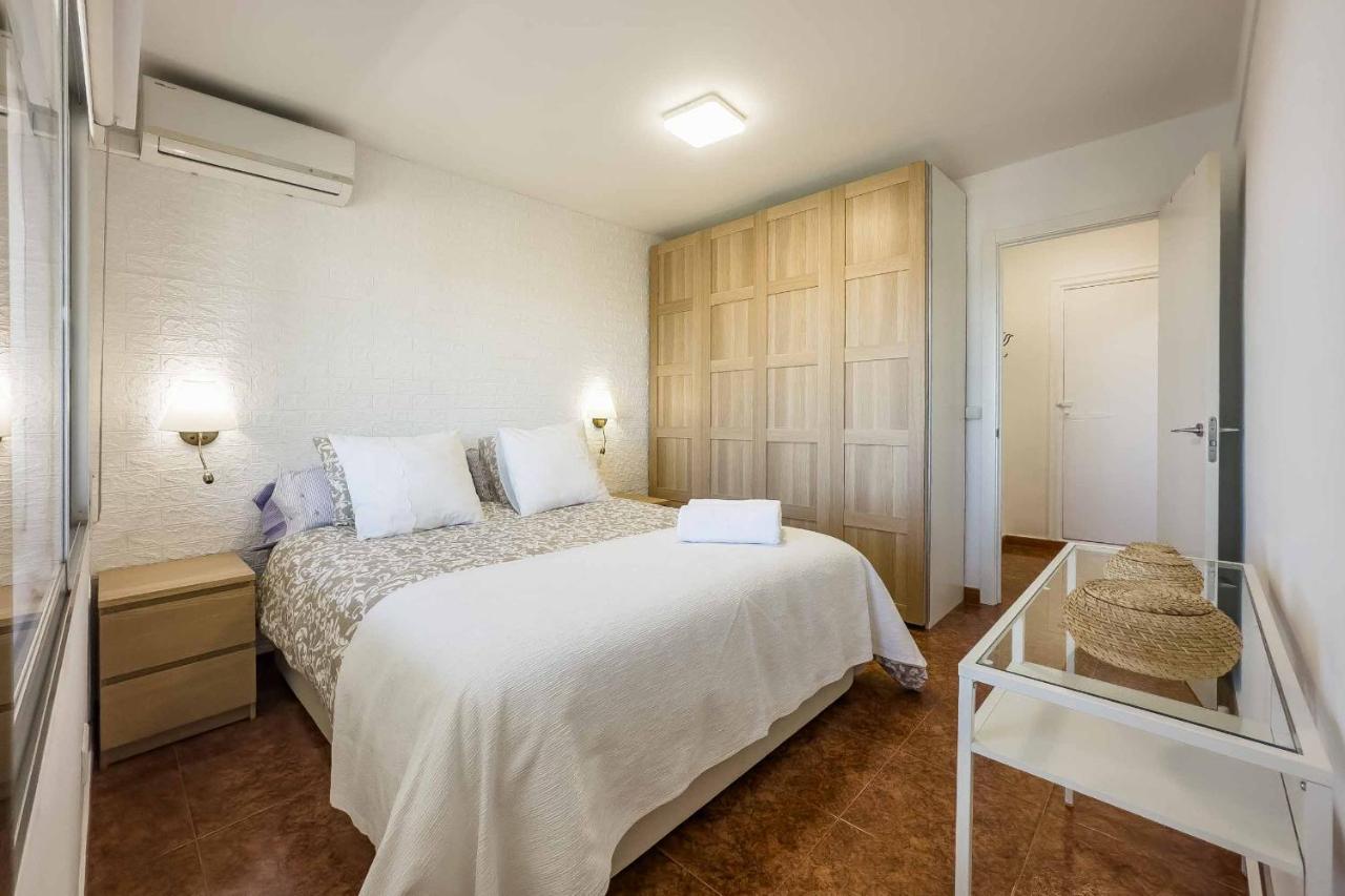 Apartamento Acogedor, Terraza, Piscina Y Mar 贝纳尔马德纳 外观 照片